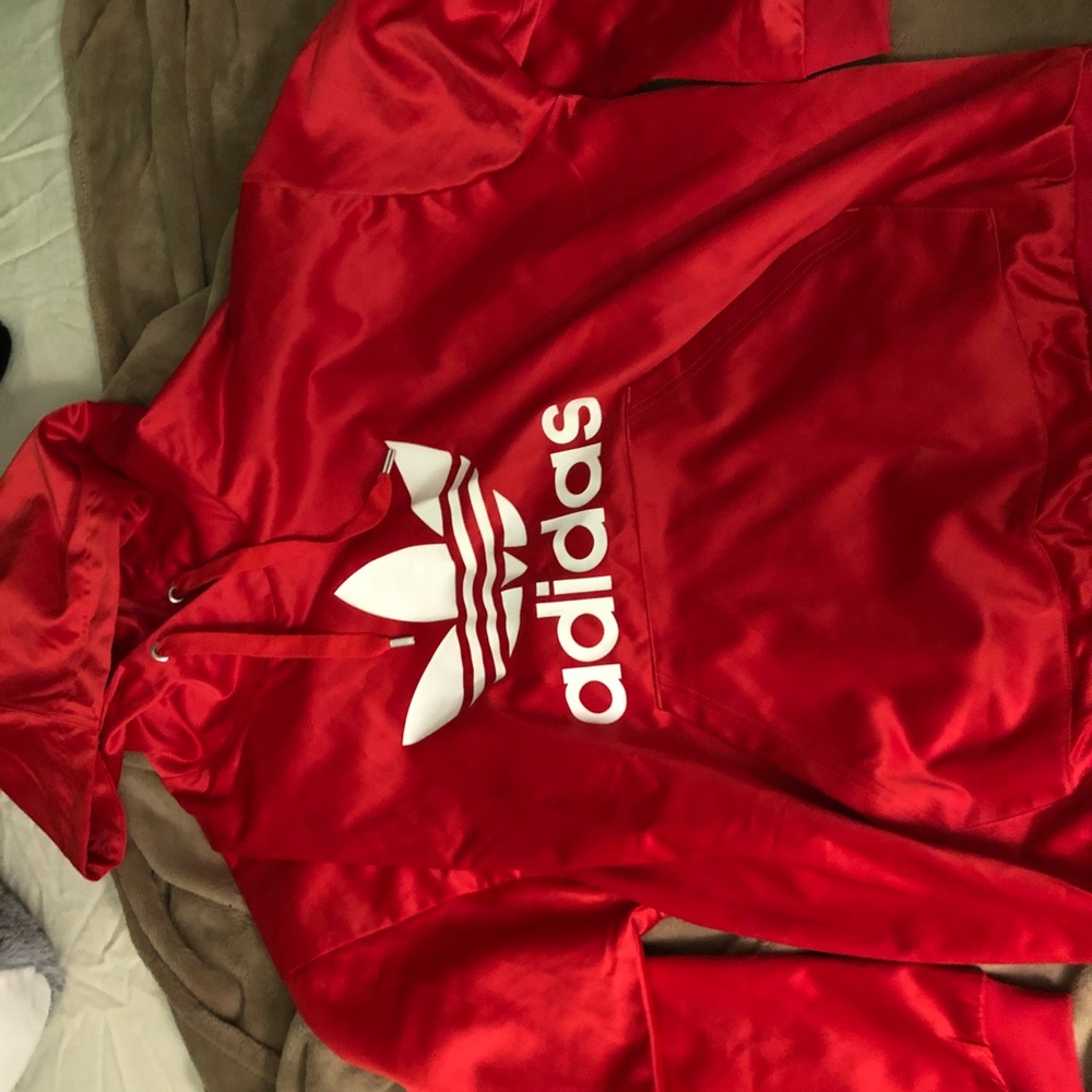 Red Adidas Hoodie